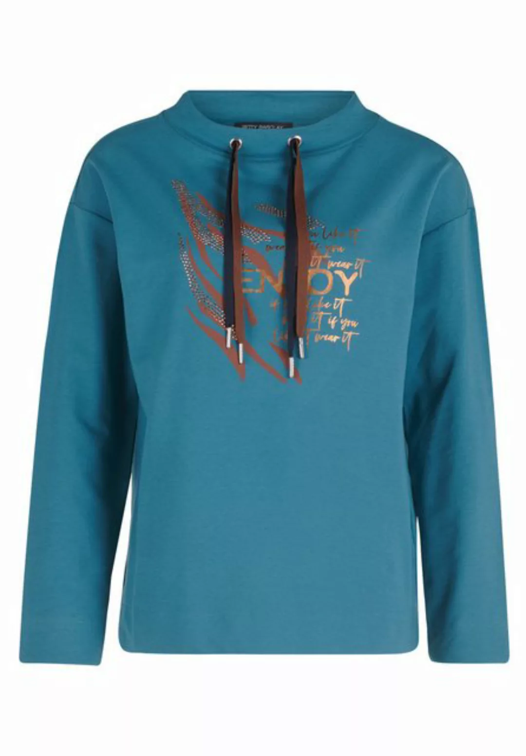 Betty Barclay Sweatshirt "Betty Barclay Sweatshirt mit Kragen", Glitzerstei günstig online kaufen