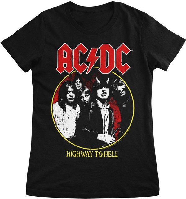 AC/DC T-Shirt Highway To Hell 1979 Tour Girly Tee günstig online kaufen