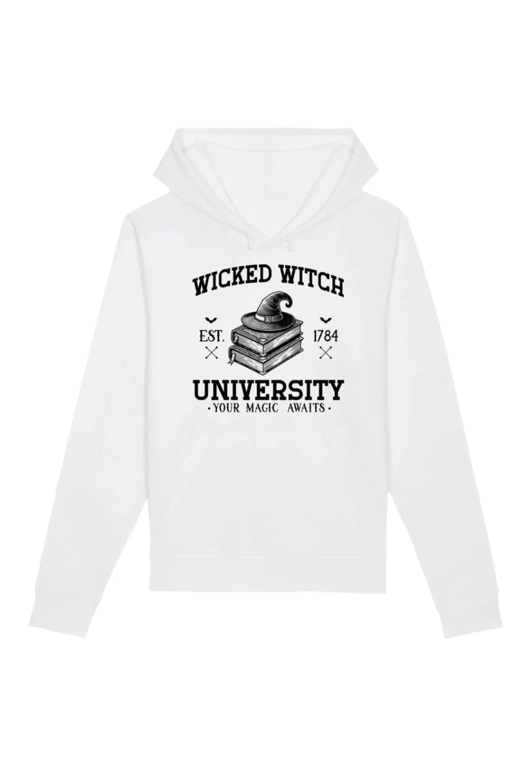 F4NT4STIC Kapuzenpullover "Halloween University Wicked witch", Premium Qual günstig online kaufen