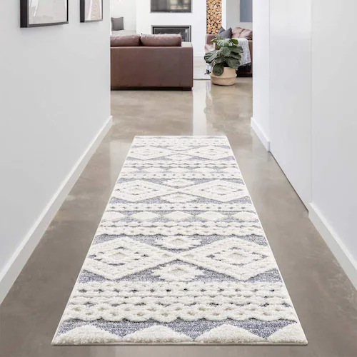 Carpet City Hochflor-Läufer »FOCUS 3005«, rechteckig, 20 mm Höhe, Boho-Tepp günstig online kaufen