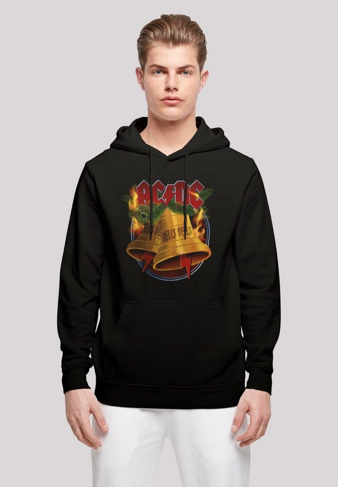 F4NT4STIC Kapuzenpullover ACDC Christmas Weihnachten Hells Bells Print günstig online kaufen