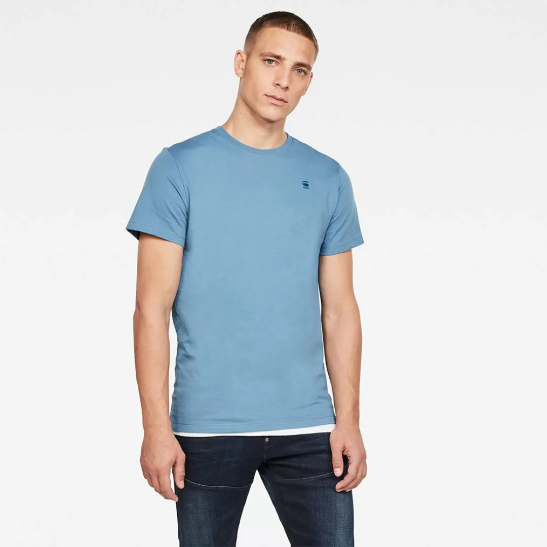 G-star Base-s Ribbed Kurzarm T-shirt S Delft günstig online kaufen