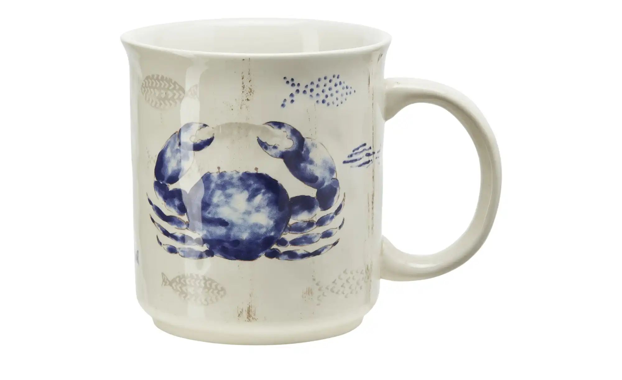 Tasse Krabbe   ¦ weiß ¦ Dolomite ¦ Maße (cm): B: 11,5 H: 12,3 Geschirr > Ei günstig online kaufen