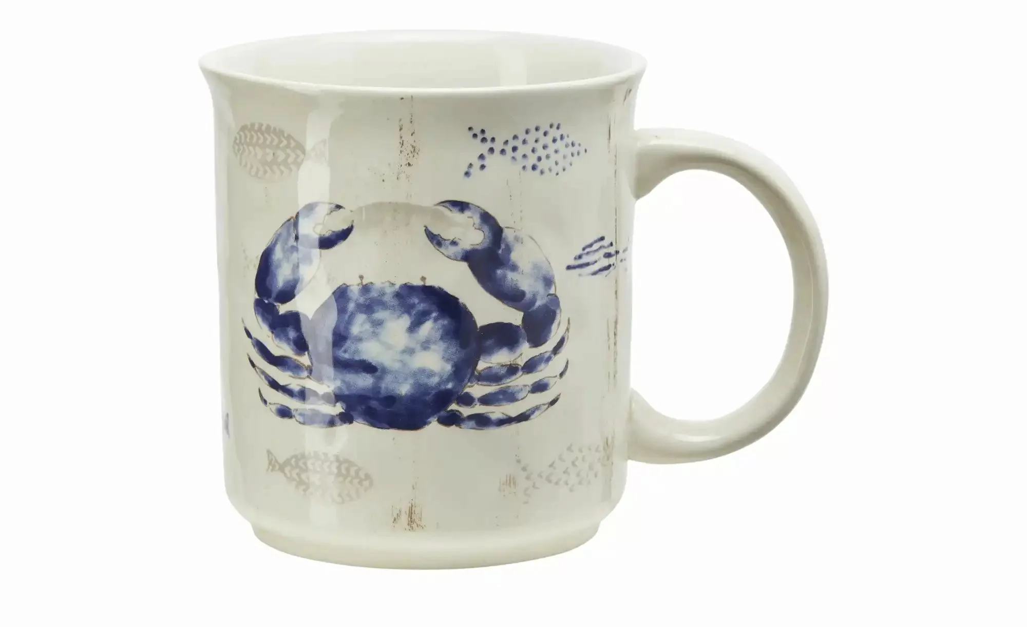 Tasse Krabbe   ¦ weiß ¦ Dolomite ¦ Maße (cm): B: 11,5 H: 12,3 Geschirr > Ei günstig online kaufen