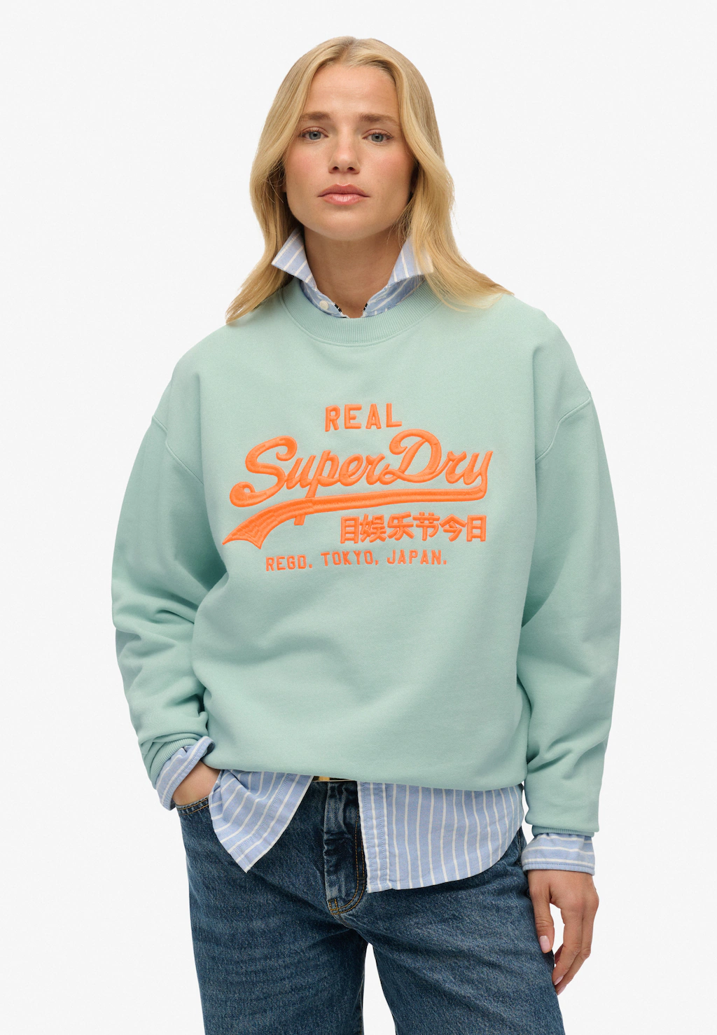 Superdry Sweatshirt "VL NEON LOOSE CREW" günstig online kaufen