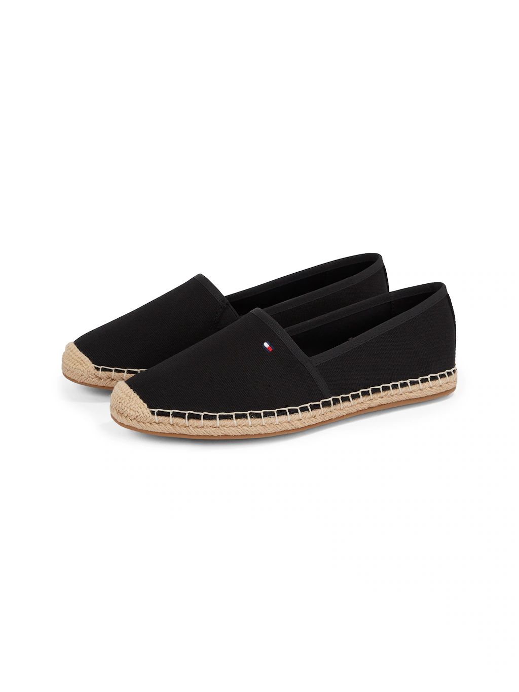 Tommy Hilfiger Espadrille "FLAG CANVAS ESPADRILLE", Slipper, Flats, Bequems günstig online kaufen