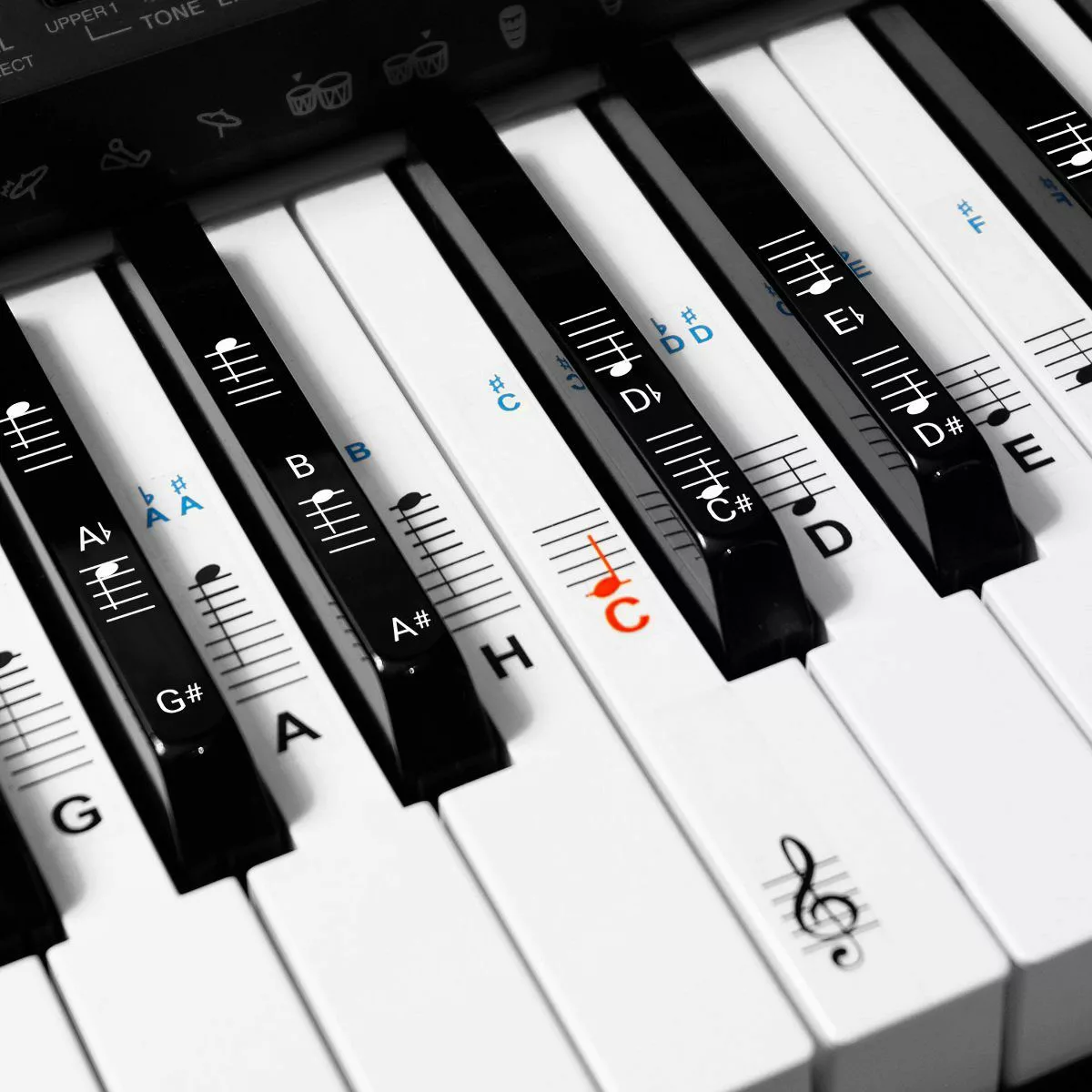 kwmobile Sticker Vinyl Piano Sticker - günstig online kaufen