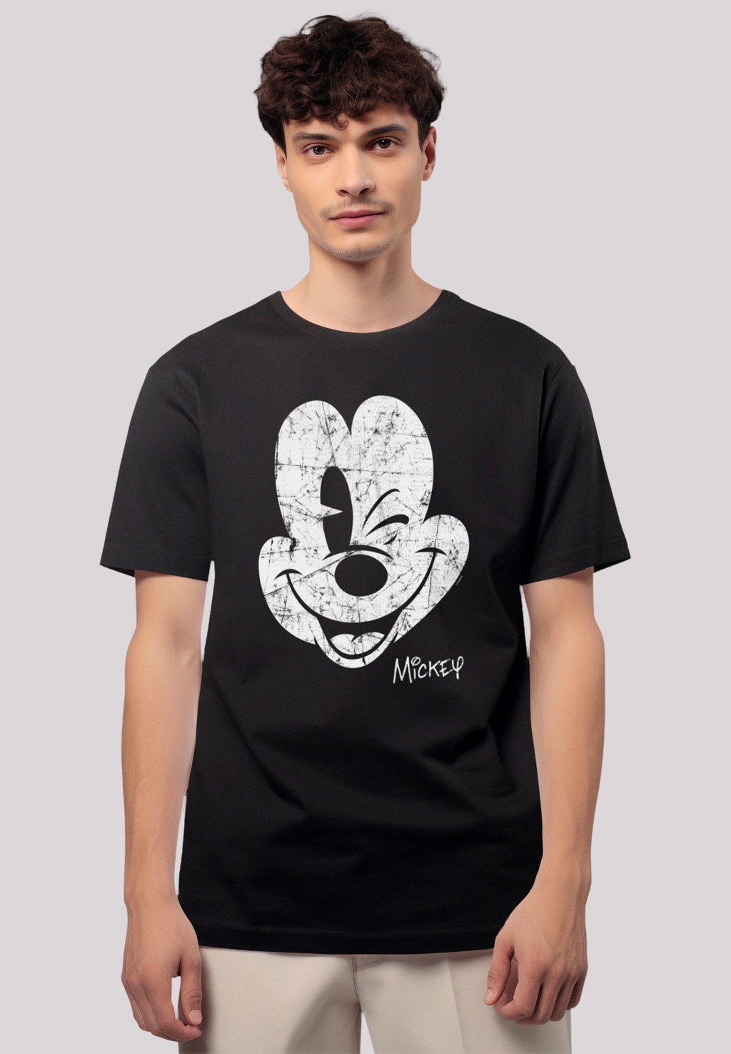 F4NT4STIC T-Shirt "Disney Micky Maus Gesicht Vintage Look", Premium Qualitä günstig online kaufen