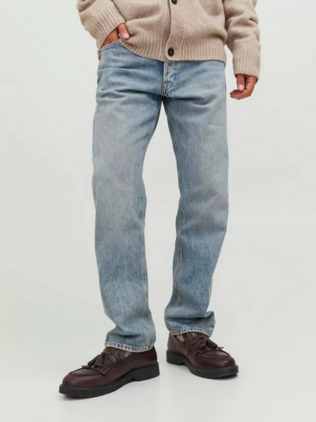 Jack & Jones Herren Jeans JJICHRIS JJORIGINAL SBD 333 - Relaxed Fit - Blau günstig online kaufen