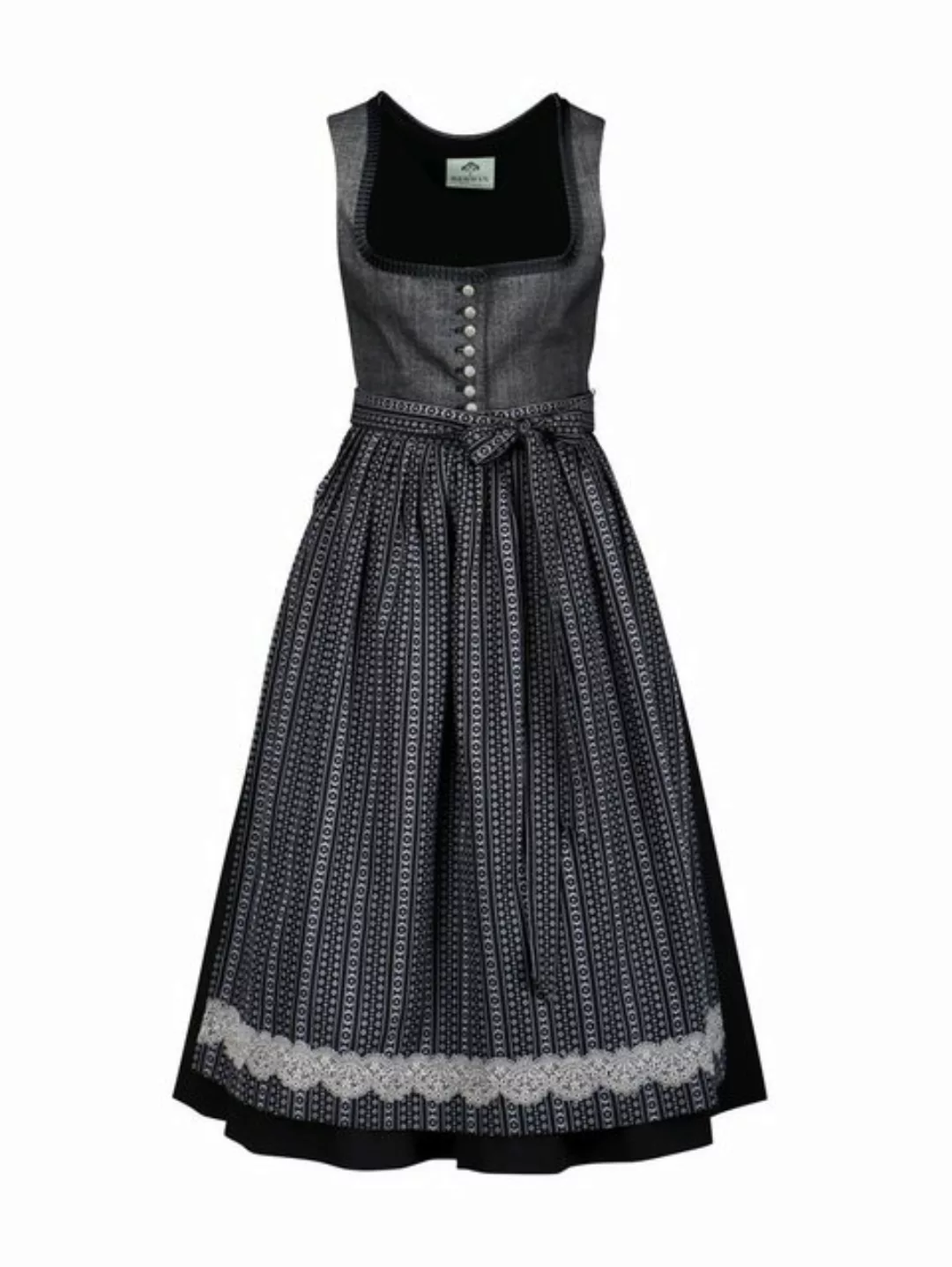 Berwin Dirndl Drindl mit Jacquard-Streifenschürze (Dirndl Set) günstig online kaufen