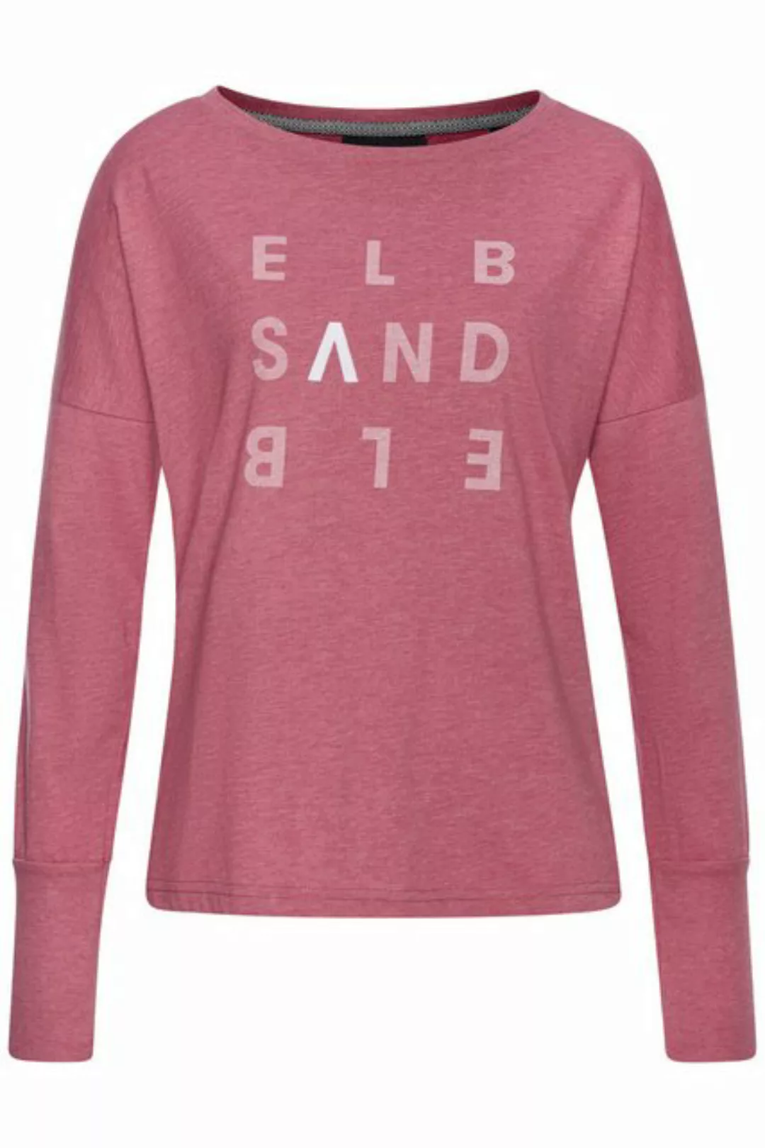 Elbsand Longsleeve "Ingrun", mit Logodruck vorne, Langarmshirt aus Baumwoll günstig online kaufen