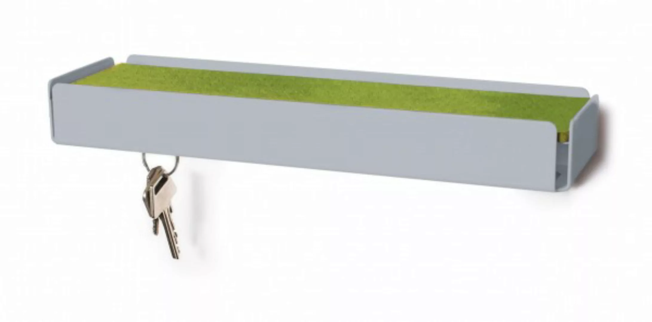 Schlüsselbrett KEY-BOX fehgrau Filz grün günstig online kaufen