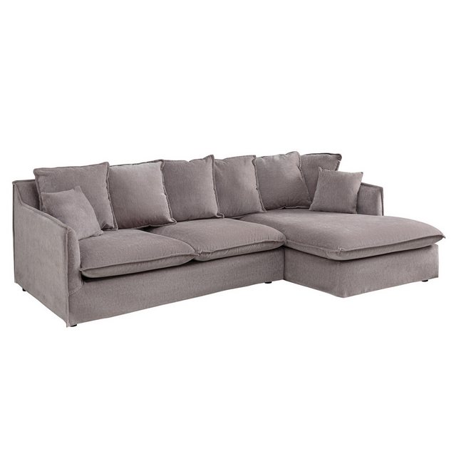 riess-ambiente Ecksofa HEAVEN 255cm taupe, Einzelartikel 1 Teile, Couch · L günstig online kaufen