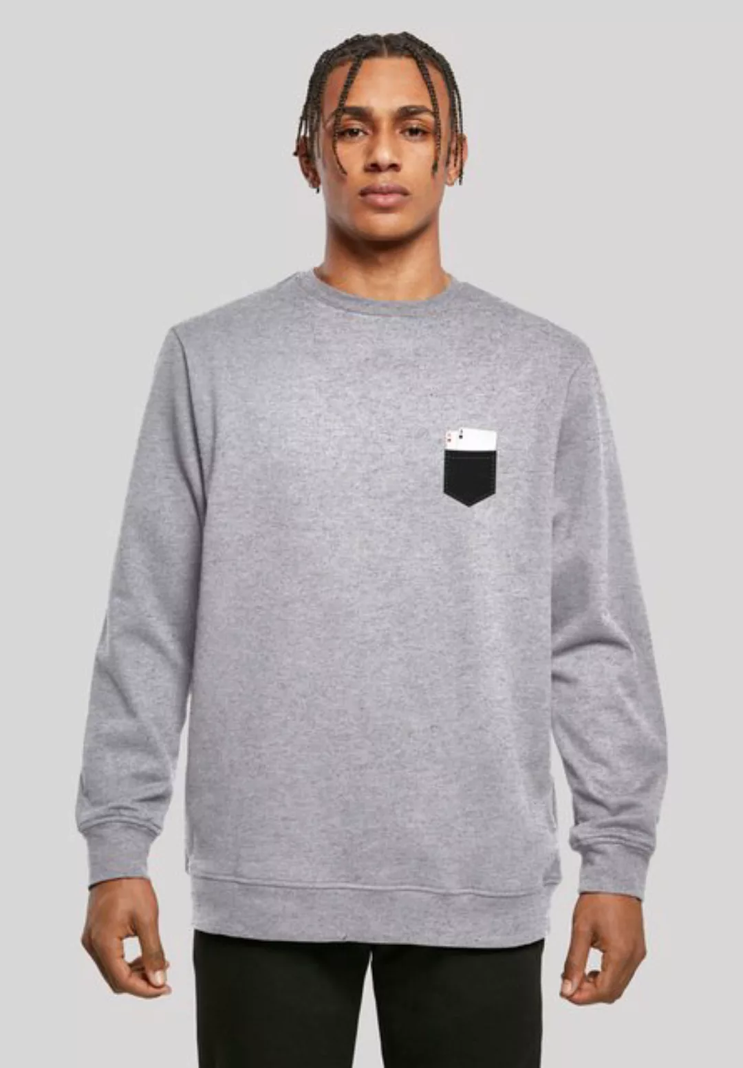 F4NT4STIC Kapuzenpullover Pocket with Cards Print günstig online kaufen