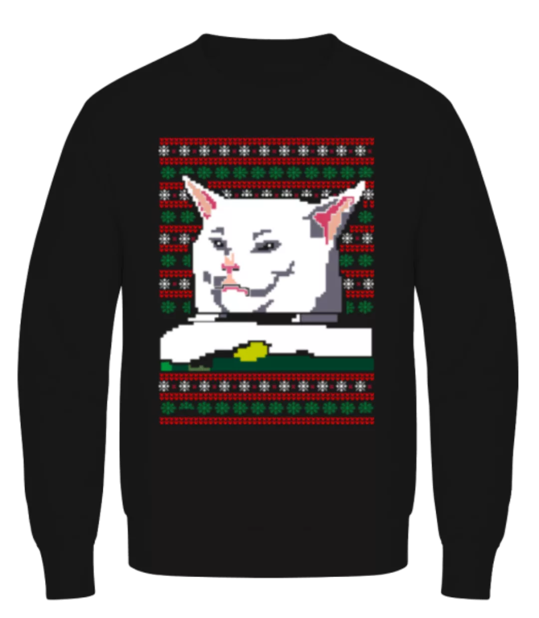 Ugly Cat Christmas · Männer Pullover günstig online kaufen