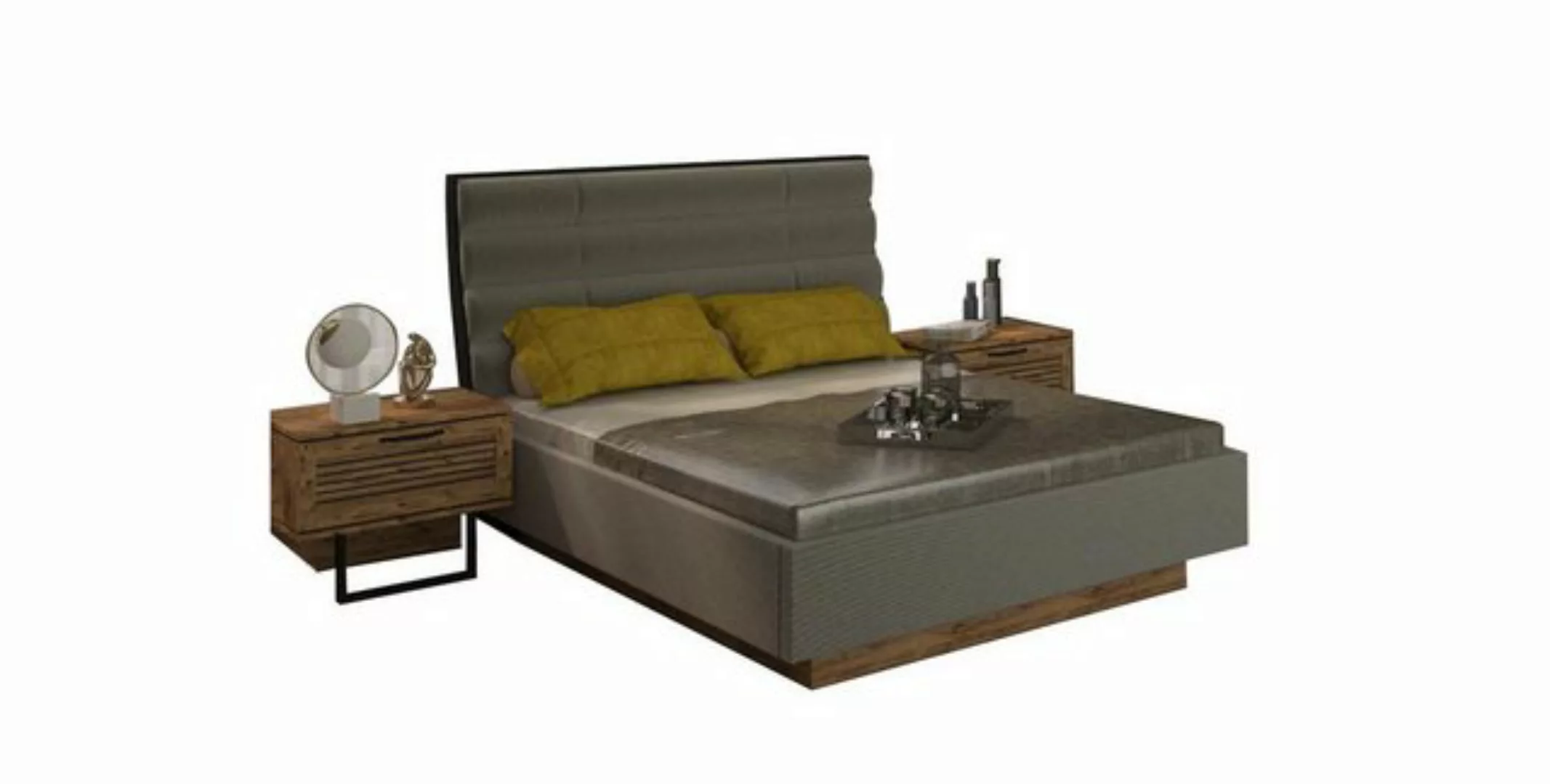 Xlmoebel Bett Neues luxuriöses Holzbett mit Doppelbettgestell (1-tlg., Nur günstig online kaufen