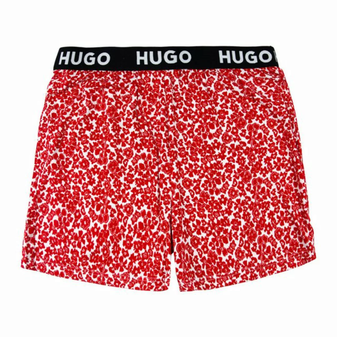 HUGO Pyjamashorts Unite Shorts Printed mit sichtbarem Bund mit Marken-Logos günstig online kaufen
