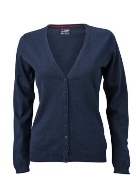 James & Nicholson Cardigan JN 660 Damen V-Neck Cardigan Leichte Strickquali günstig online kaufen