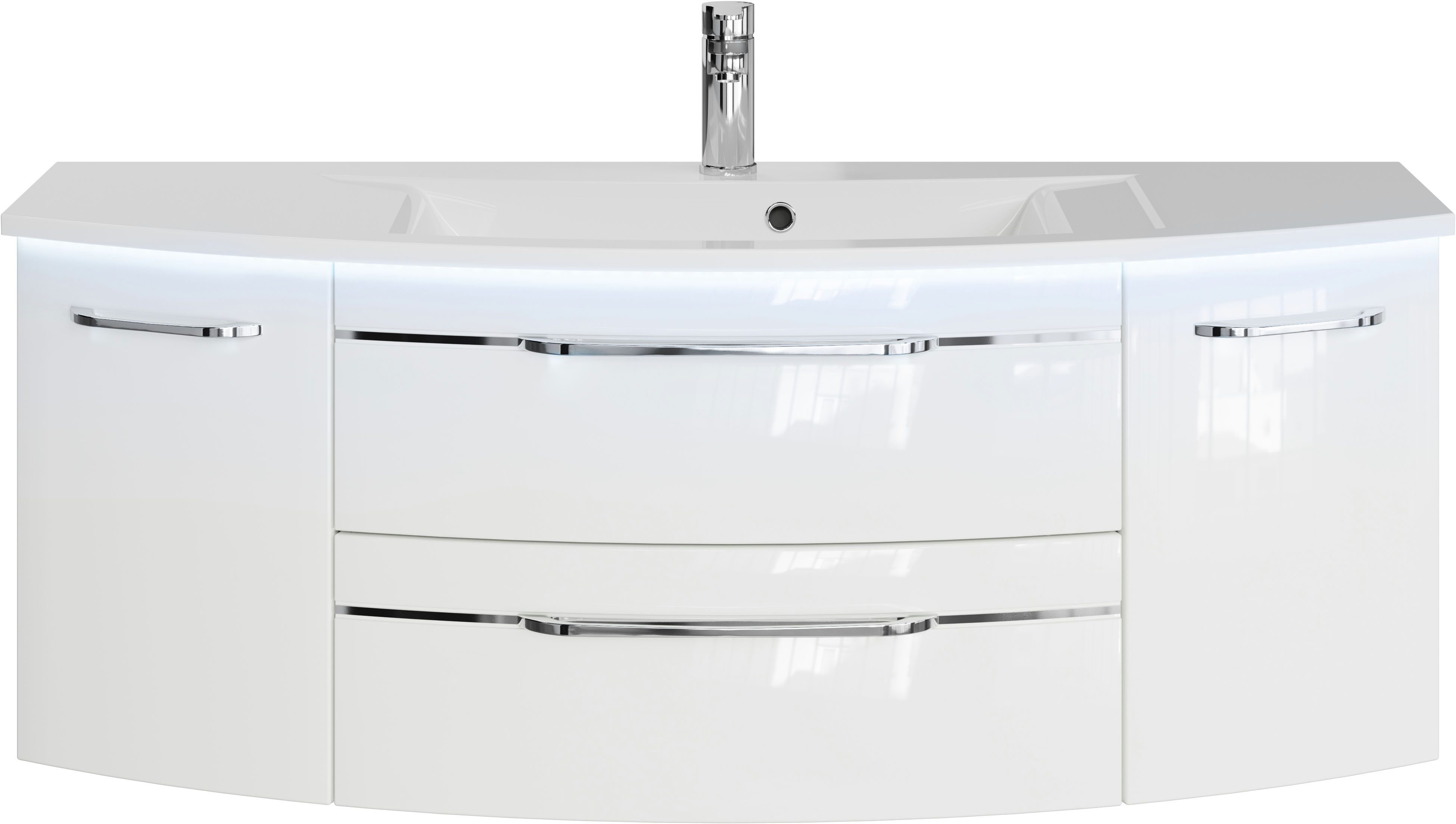 Saphir Waschtisch "Serie 7045 Mineralmarmor-Waschtisch und Unterschrank, 13 günstig online kaufen