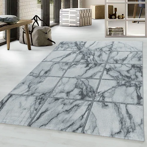 Ayyildiz Teppiche Teppich »NAXOS 3816«, rechteckig, 12 mm Höhe, Läufer, Mar günstig online kaufen