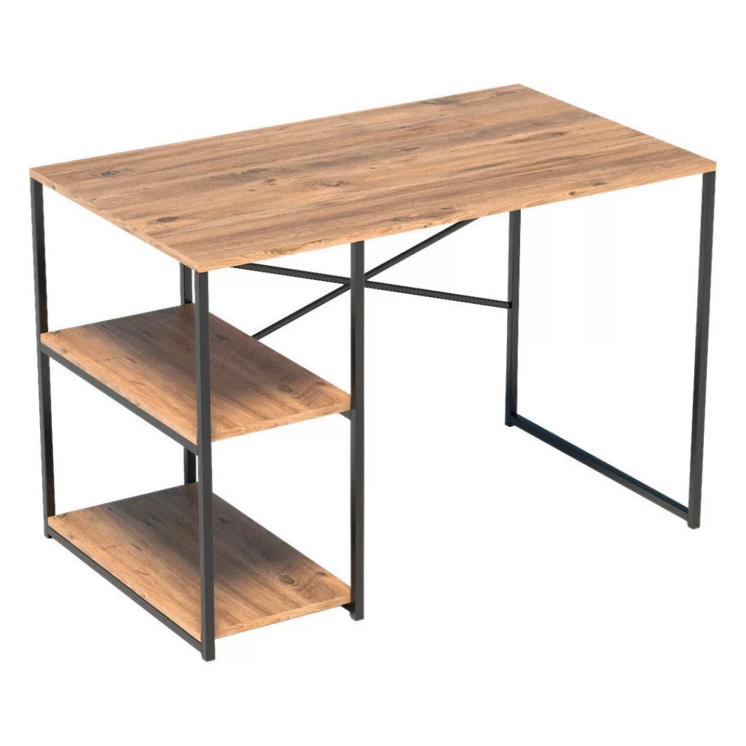 Schreibtisch 70088928 walnuss Nachbildung B/H/T: ca. 120x72x60 cm günstig online kaufen