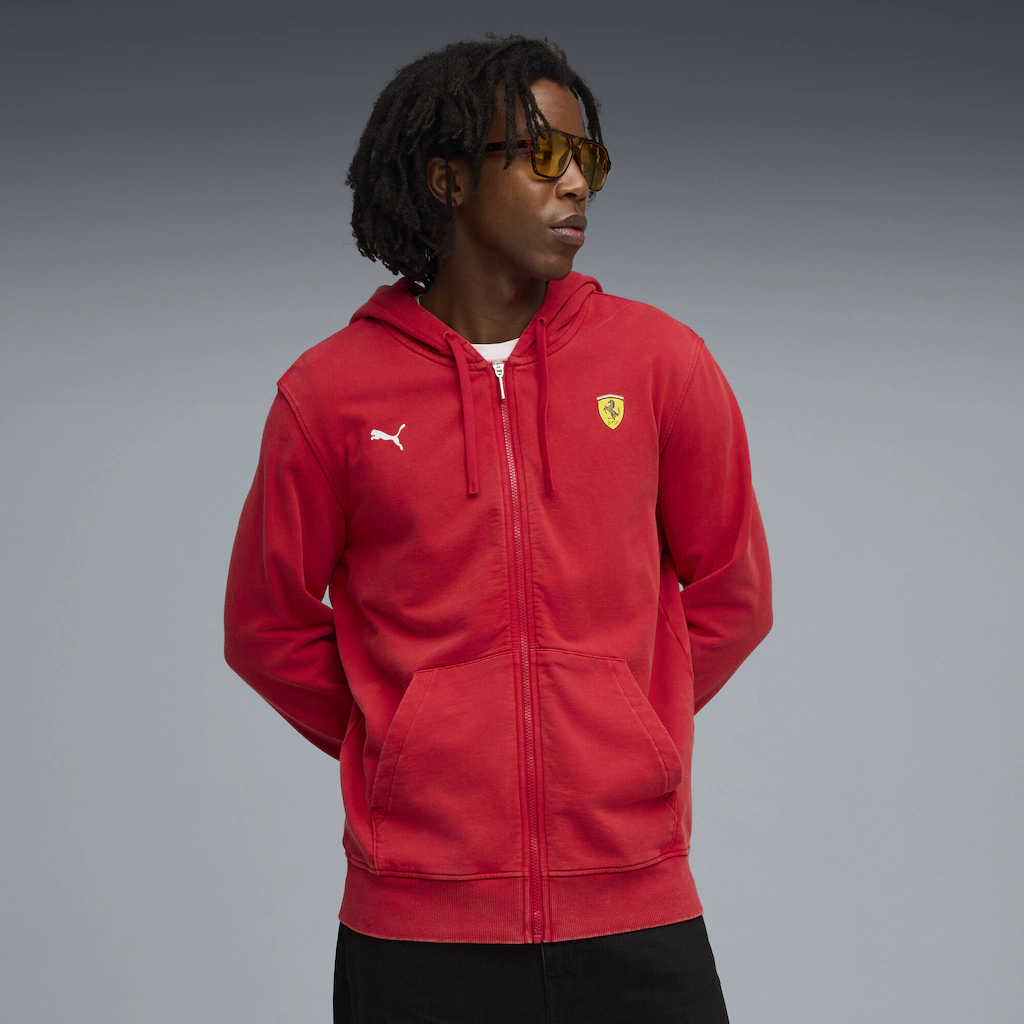 PUMA Sweatjacke "Scuderia Ferrari Sportswear Sweat-Kapuzenjacke Herren" günstig online kaufen