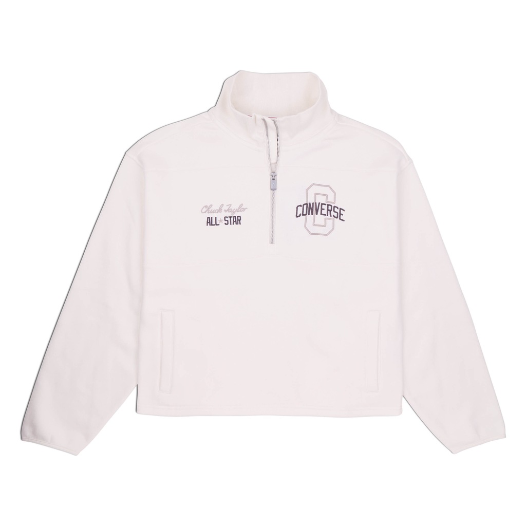 Converse Sweatshirt "WOMENS CONVERSE RETRO HALF-ZIP POPOVER" günstig online kaufen