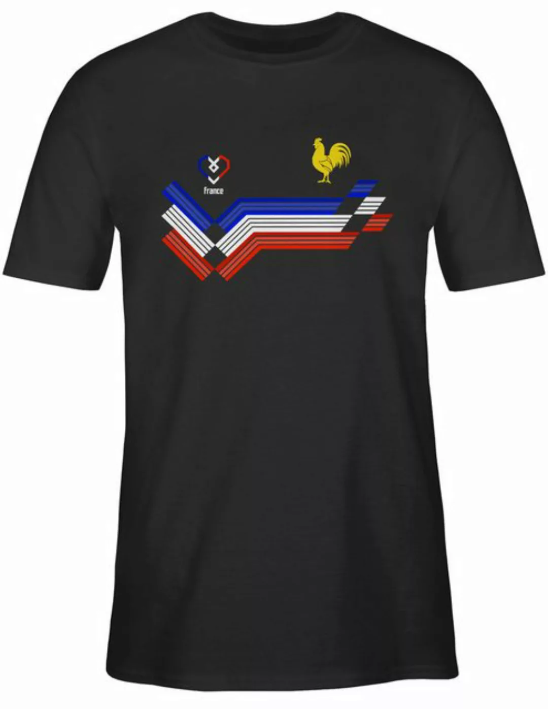 Shirtracer T-Shirt France Fanartikel EM, Frankreich Wappen 2024 Fussball EM günstig online kaufen