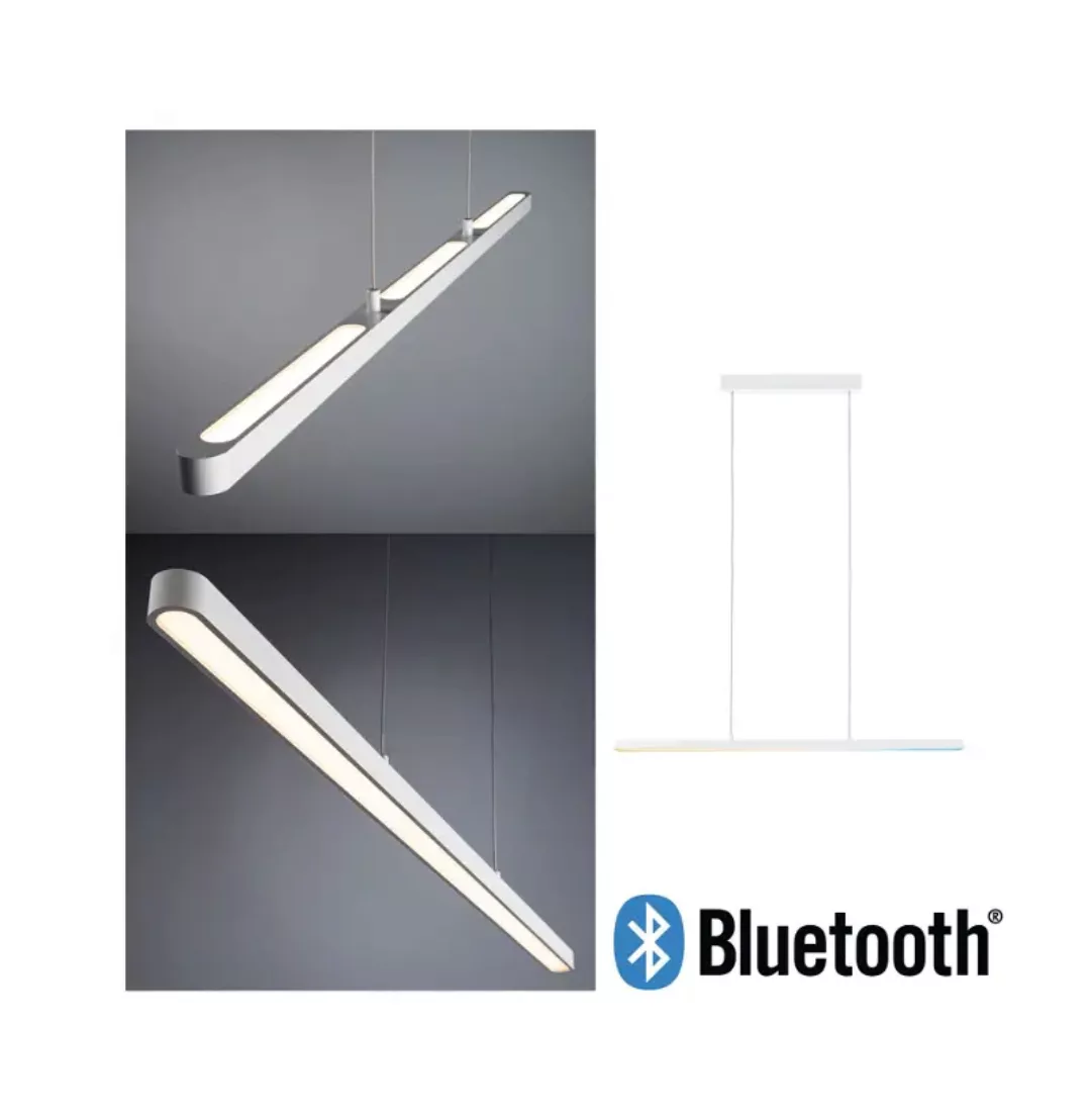 Smart Home Bluetooth LED Pendelleuchte Lento tunable White in Weiß 4x10,75W günstig online kaufen
