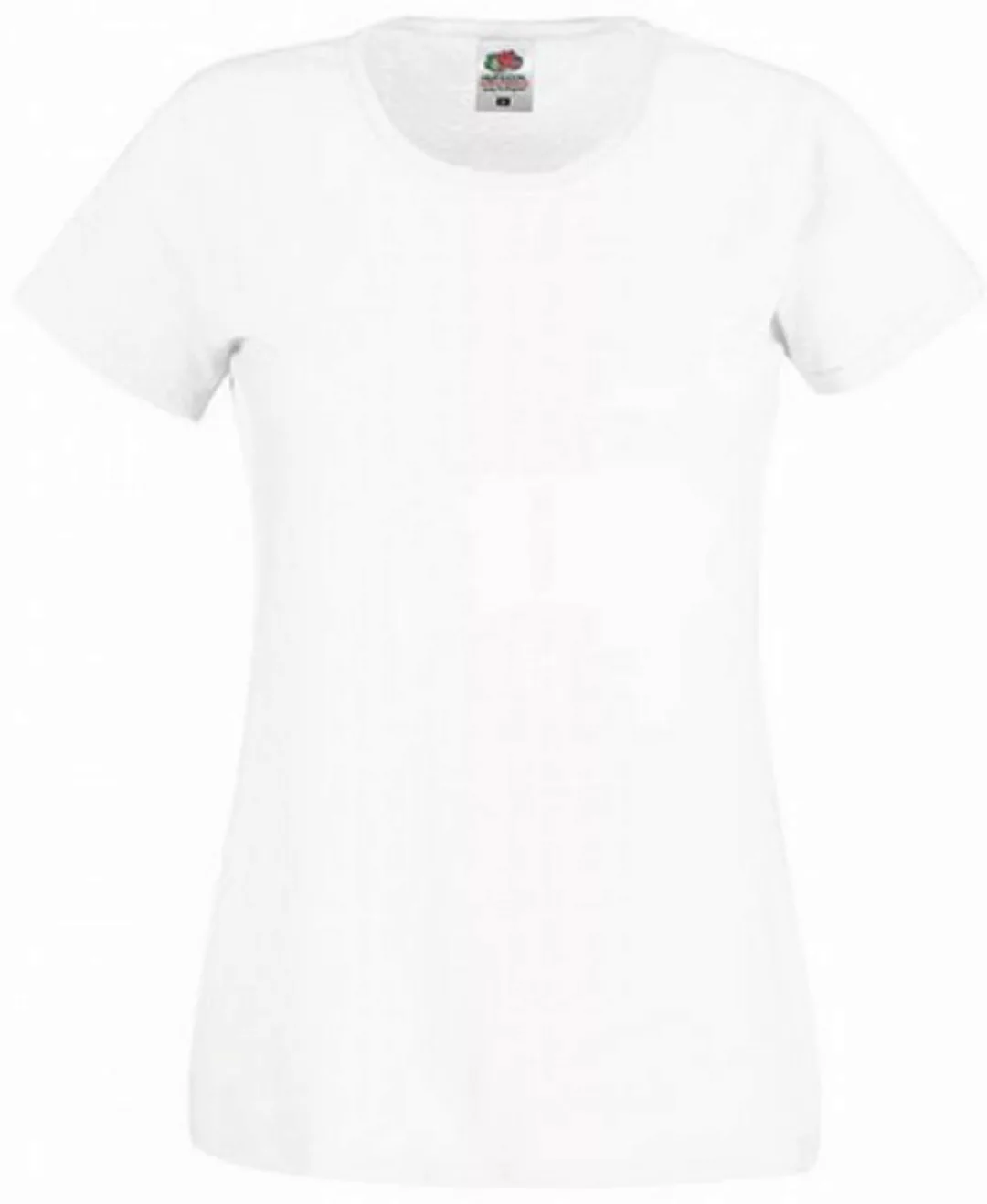 Fruit of the Loom Rundhalsshirt Damen Original T Lady-Fit / Belcoro® Garn günstig online kaufen