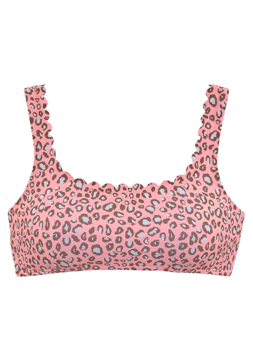 LASCANA Bustier-Bikini-Top, mit Muschelkante günstig online kaufen