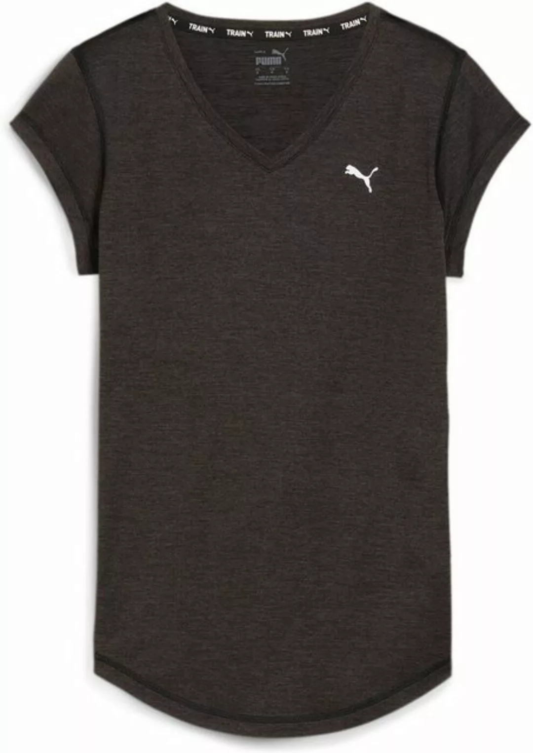 PUMA Kurzarmshirt TRAIN FAV HEATHER CAT TEE Small Cat PUMA BLACK HEATHER günstig online kaufen