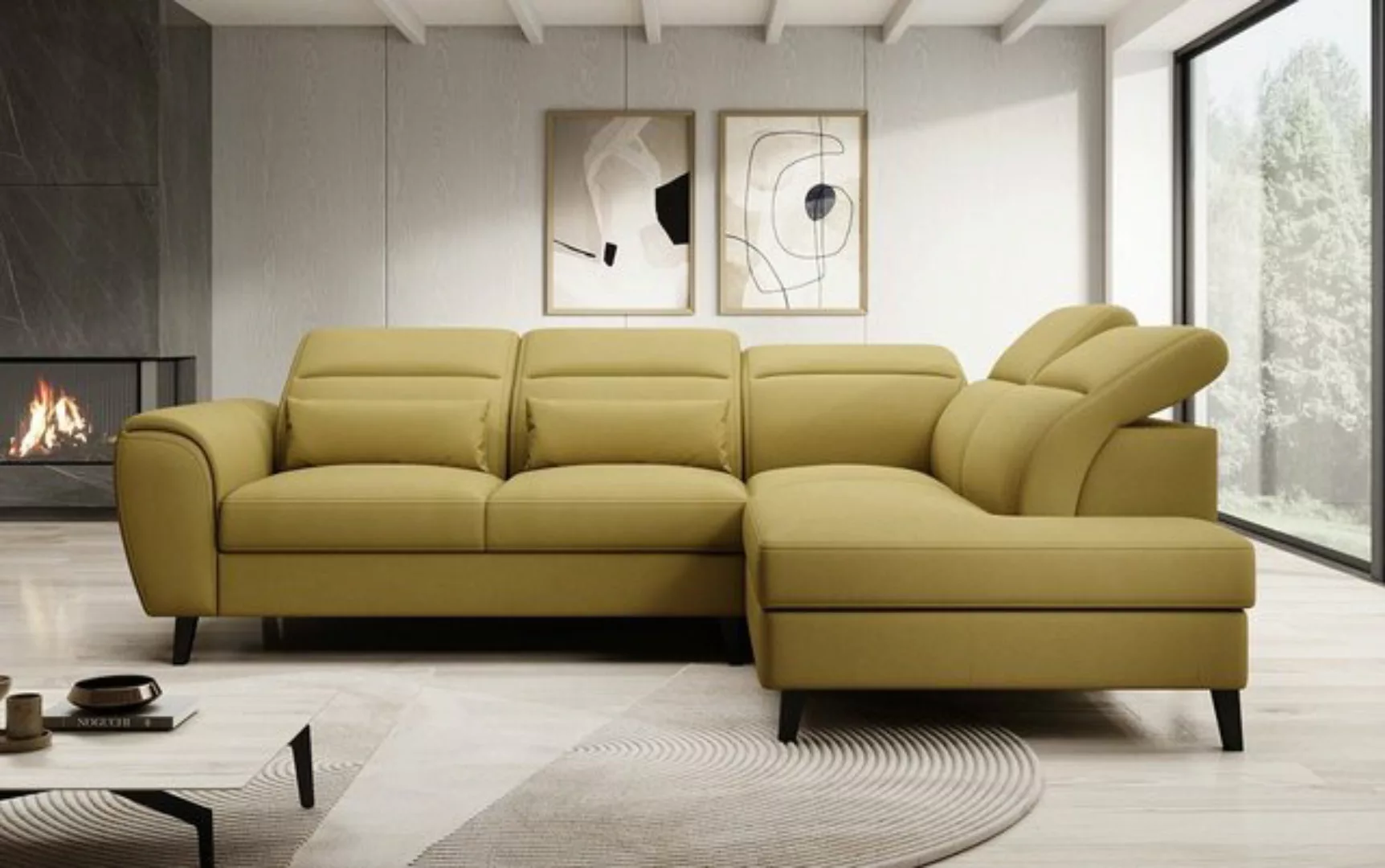 Luxusbetten24 Sofa Designer Sofa Nobile, mit verstellbarer Rückenlehne günstig online kaufen