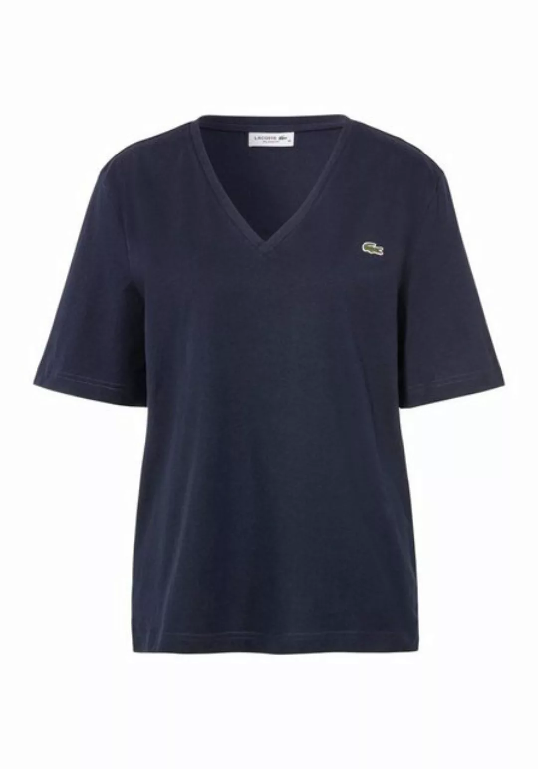 Lacoste T-Shirt mit Lacoste Logo auf der Brust günstig online kaufen