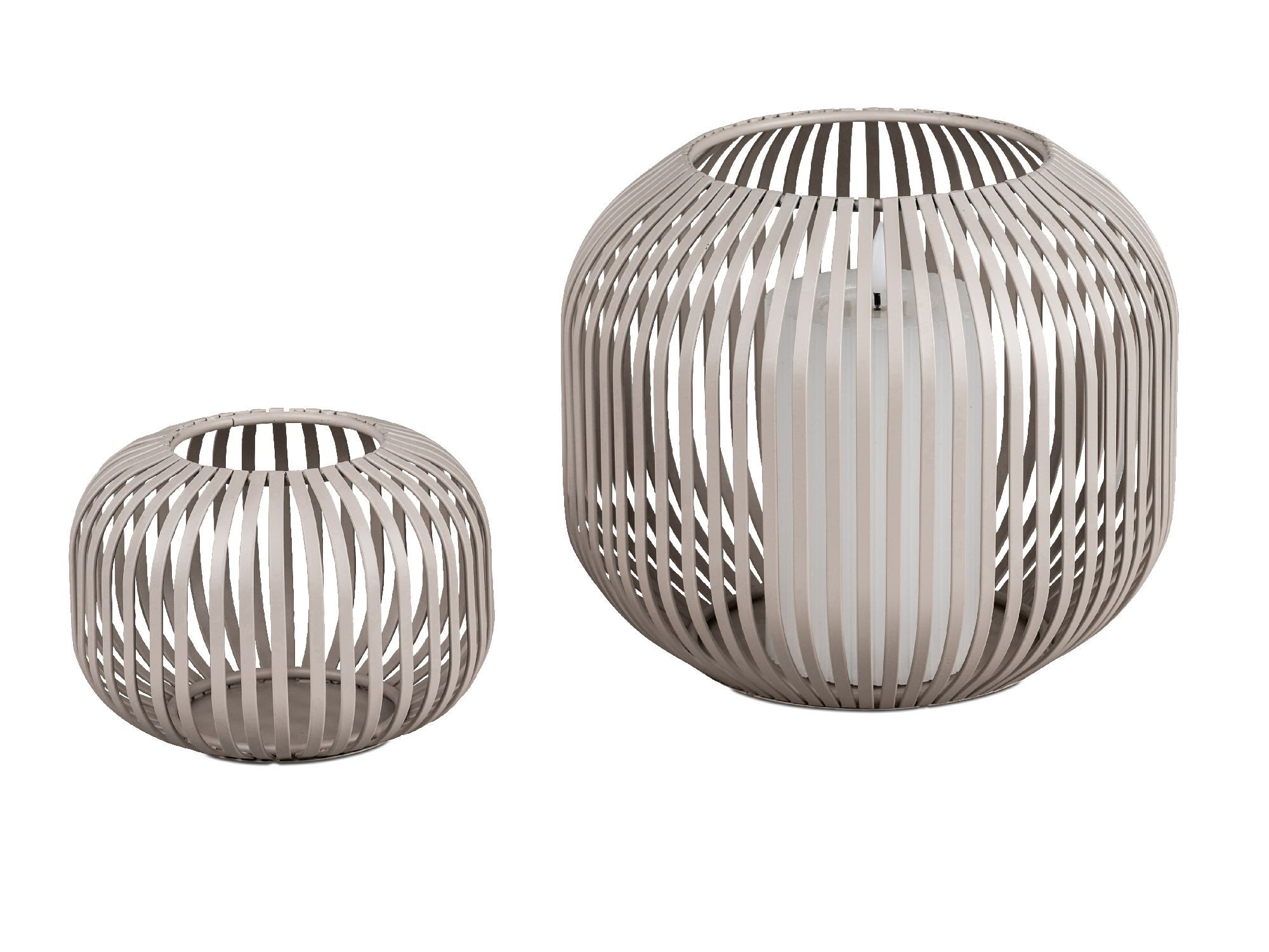 formano Windlicht Stäbe, Grau, Motiv: Stäbe günstig online kaufen