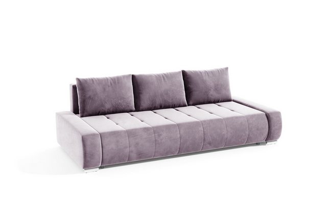 Fun Möbel 3-Sitzer Sofa mit Schlaffunktion VOGAR, inkl. Bettkasten günstig online kaufen