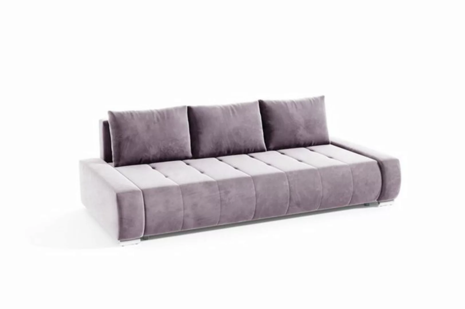 Fun Möbel 3-Sitzer Sofa mit Schlaffunktion VOGAR, inkl. Bettkasten günstig online kaufen