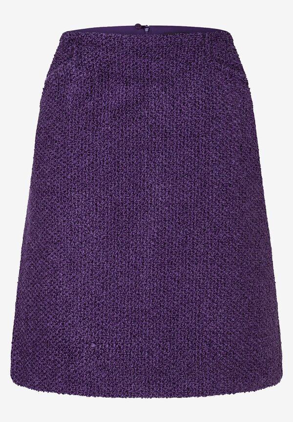 Bouclé-Rock, pure purple, Herbst-Kollektion günstig online kaufen