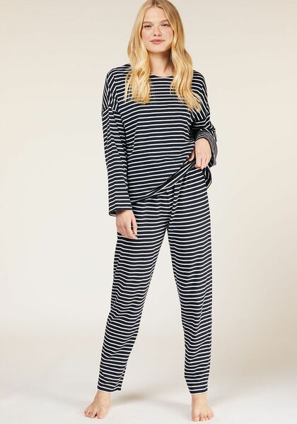 Pyjamahose - Stripe Pyjama Trousers - Aus Bio-baumwolle günstig online kaufen