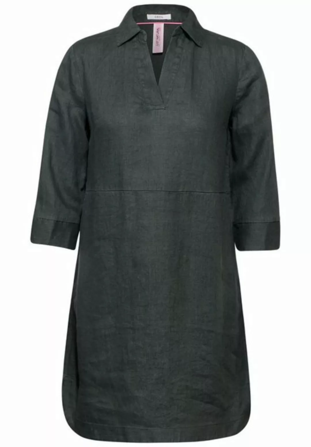 Cecil Sommerkleid LINEN_Solid Dress günstig online kaufen