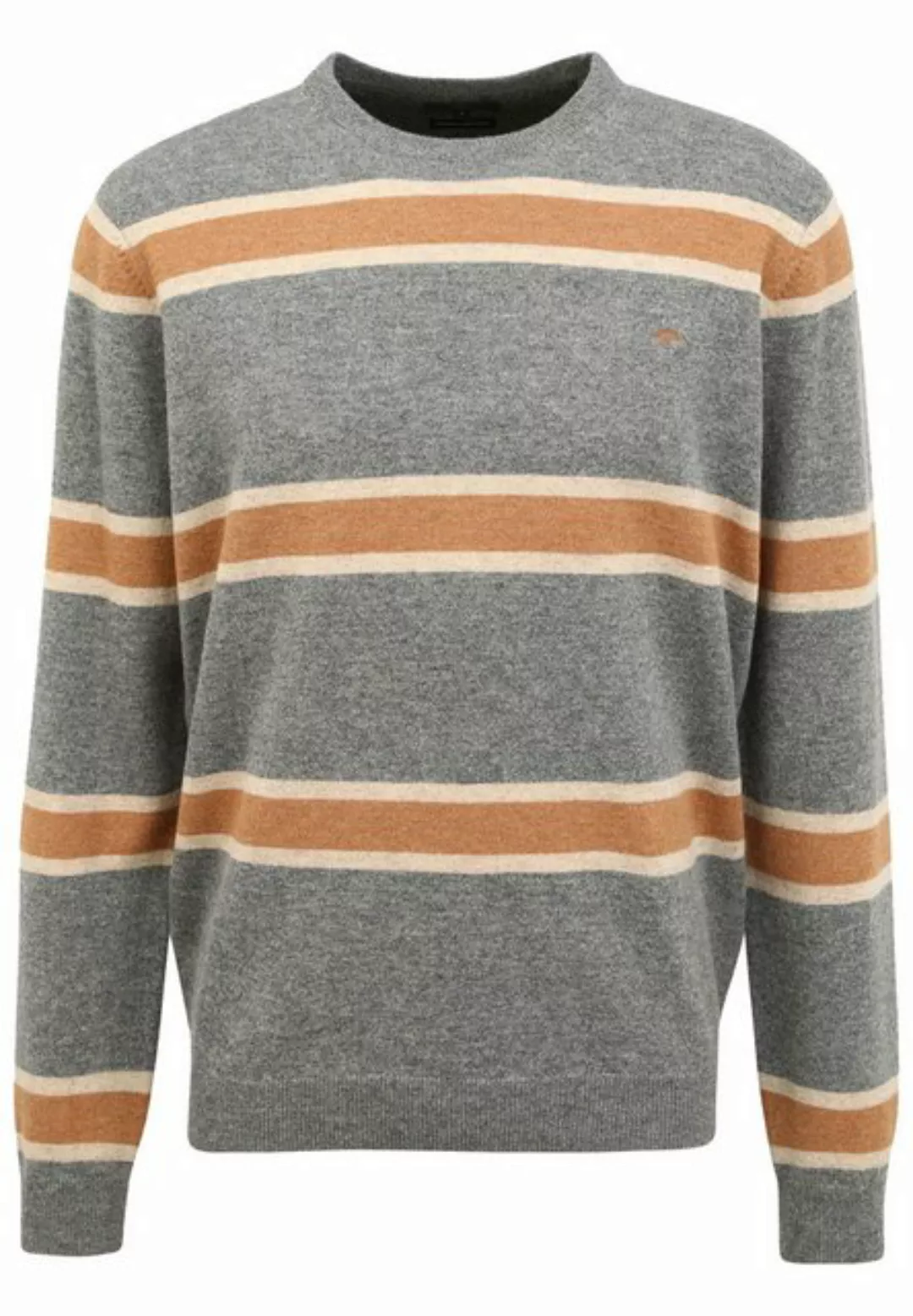 FYNCH-HATTON Strickpullover O-Neck, Stripes günstig online kaufen