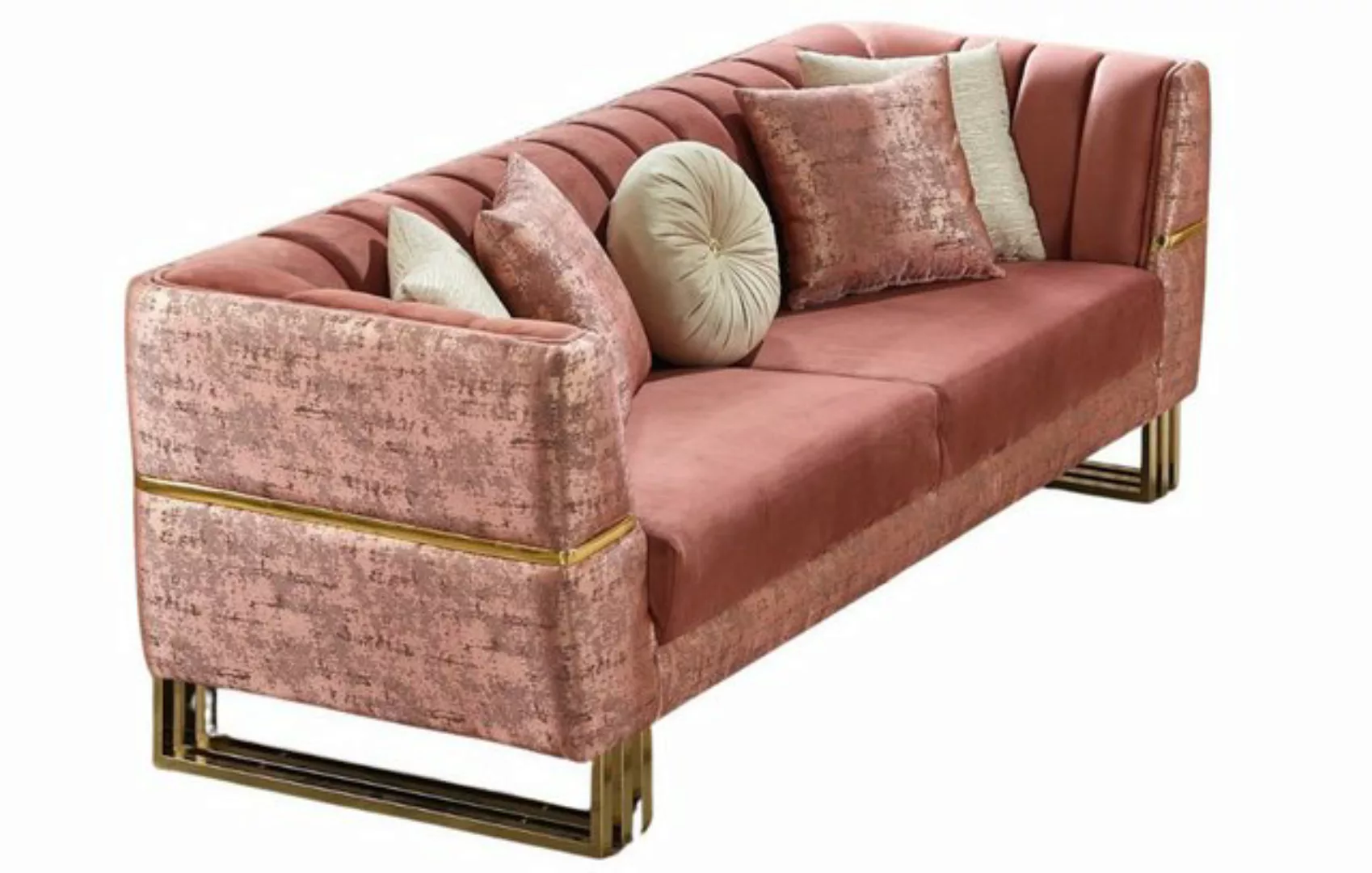 Villa Möbel Sofa Rosalia, 1 Stk. 3-Sitzer, Hand Made Quality, pflegeleichte günstig online kaufen