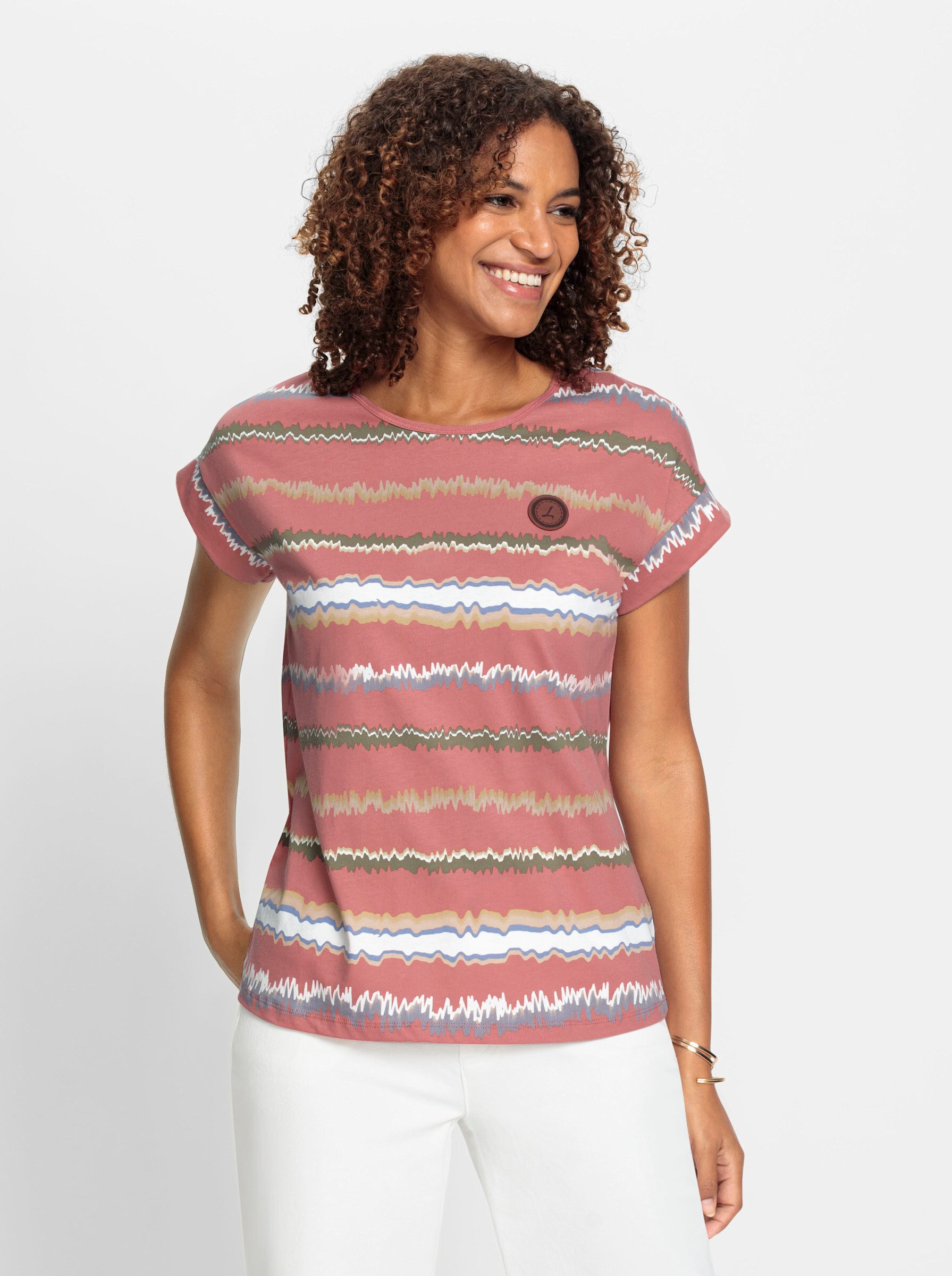Casual Looks Kurzarmshirt "Shirt", (1 tlg.) günstig online kaufen