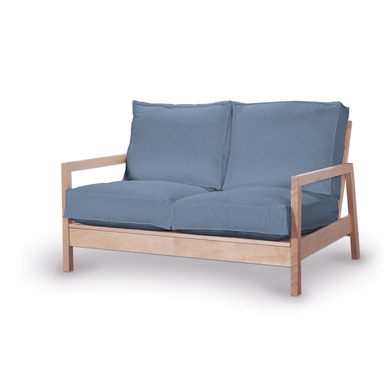 Bezug für Lillberg 2-Sitzer Sofa, blau, Sofahusse, Lillberg 2-Sitzer, Madri günstig online kaufen
