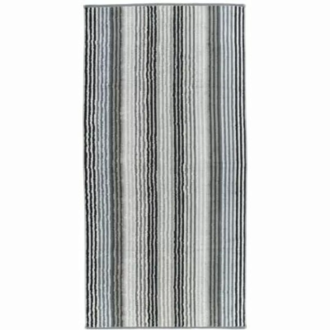 Cawö Handtücher Unique Streifen 944 anthrazit - 77 Handtücher grau Gr. 70 x günstig online kaufen
