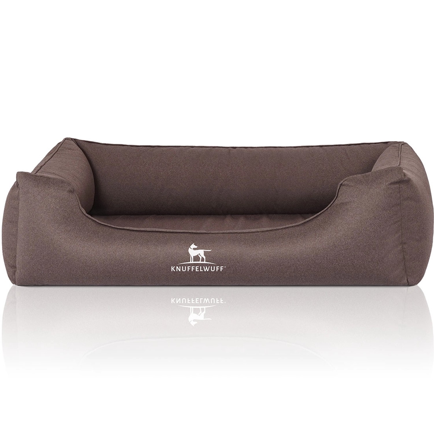 Knuffelwuff Hundebett Leon Orthopädisch Wasserabweisend Velours XXL 120 x 8 günstig online kaufen