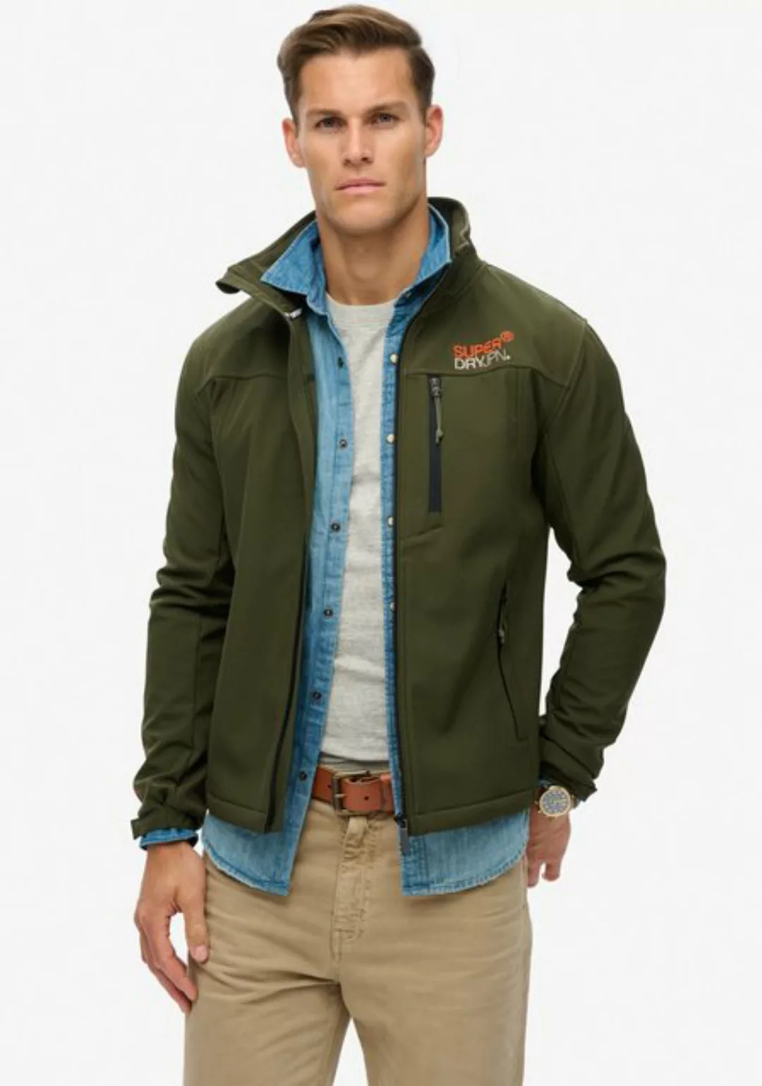 Superdry Outdoorjacke SOFTSHELL TREKKER TRACK JACKET günstig online kaufen