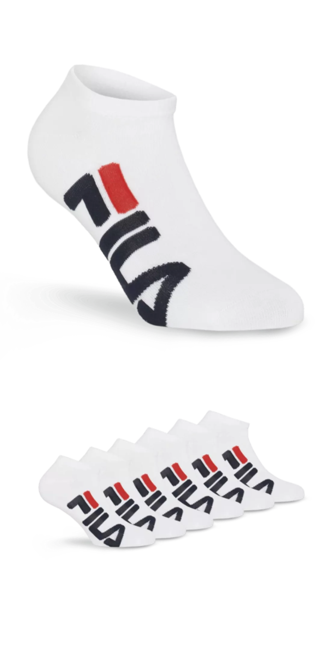 Fila Sneakersocken, (6er Pack), Großer Markenschriftzug seitlich günstig online kaufen