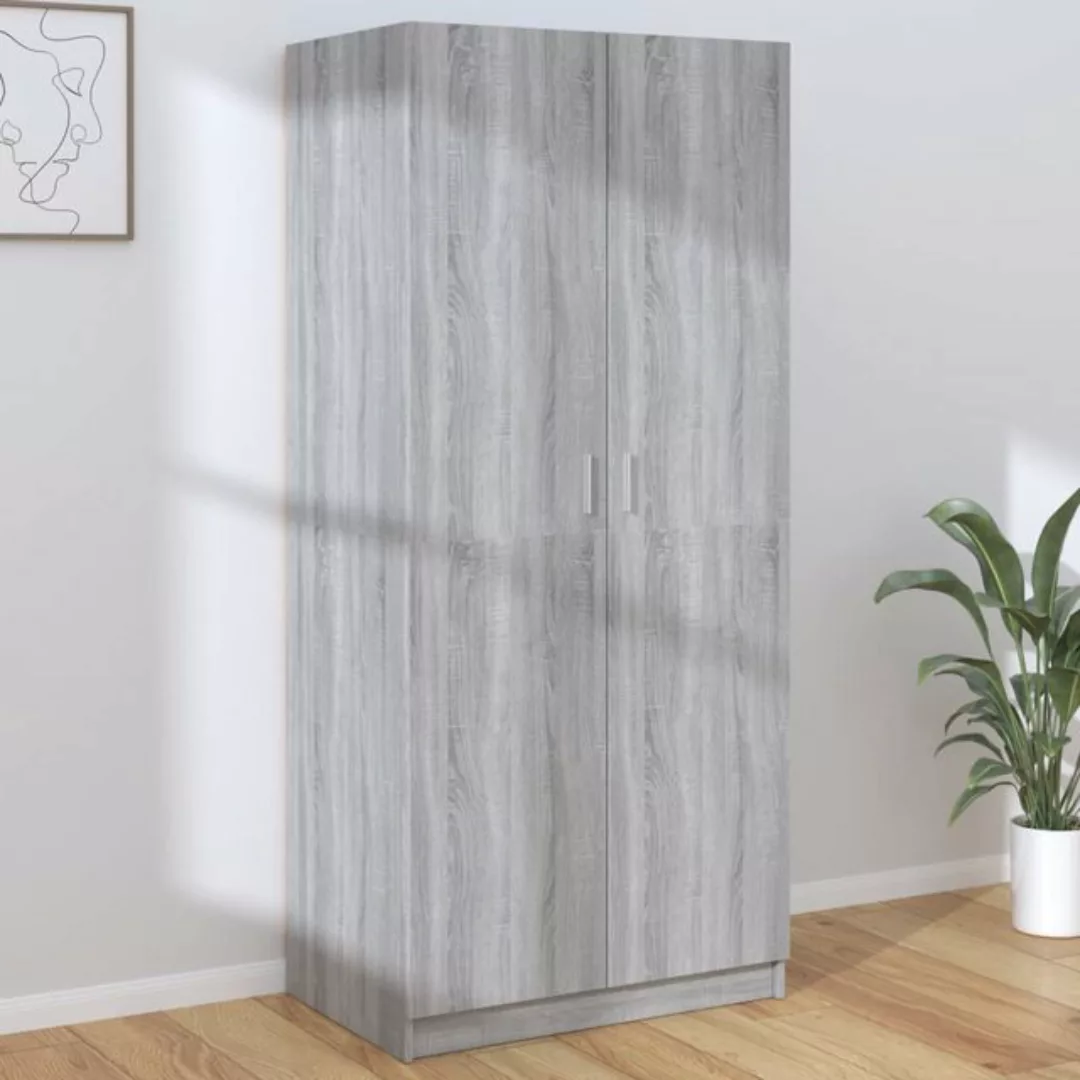 vidaXL Kleiderschrank Kleiderschrank Grau Sonoma 80x52x180 cm Spanplatte günstig online kaufen