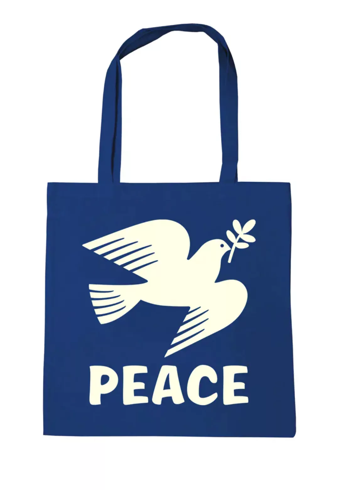 LOGOSHIRT Henkeltasche "Baumwolltasche Peace Friedenstaube", mit Peace-Moti günstig online kaufen